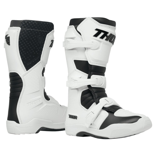 Thor MX Motocross Boots S25  Blitz Xr Women White Black Size 6 EU 36
