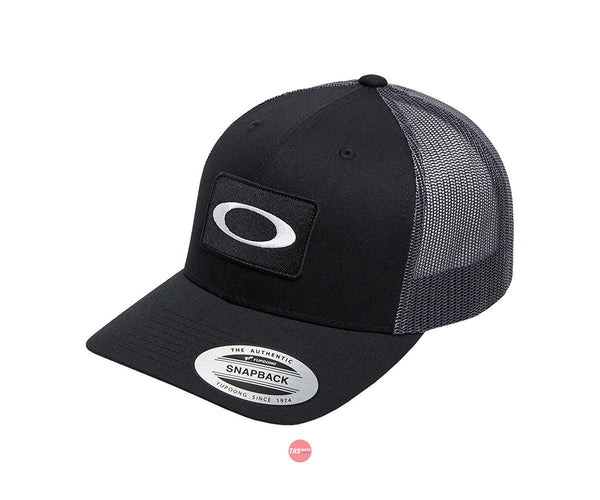 Oakley O-Original Patch Trucker Cap Hat Black Forged Iron