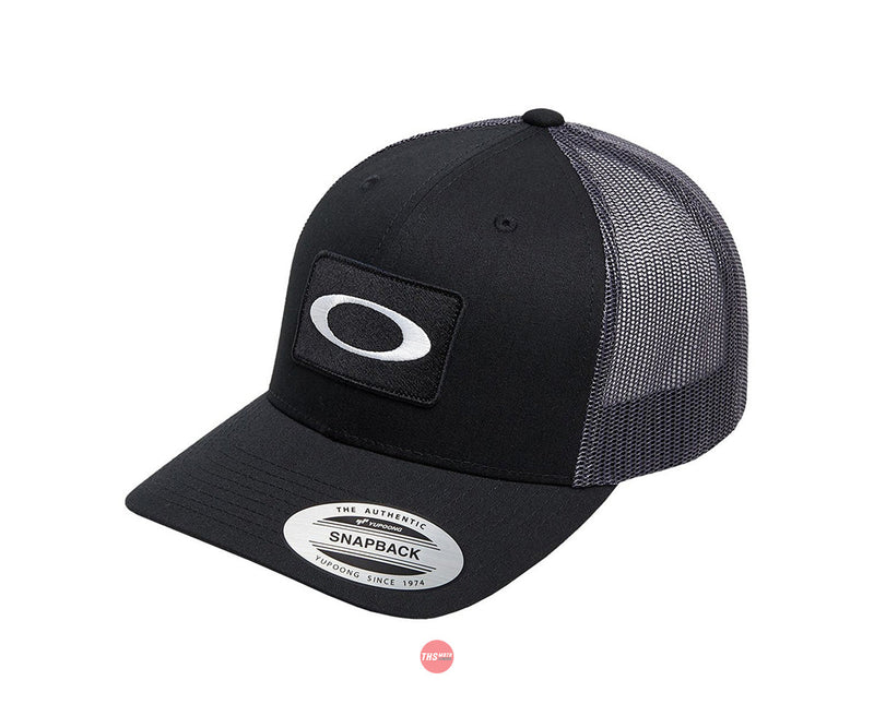 Oakley O-Original Patch Trucker Cap Hat Black Forged Iron