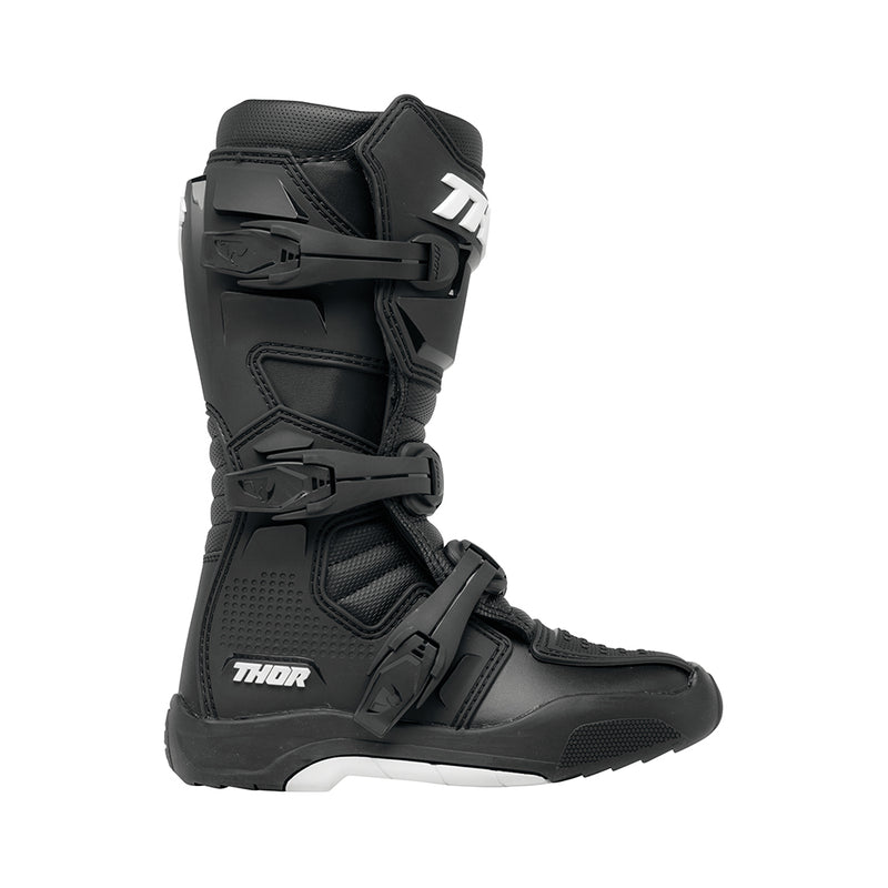 Thor MX S25 Blitz XR Black White Off Road Boots Youth Size 3 EU 34