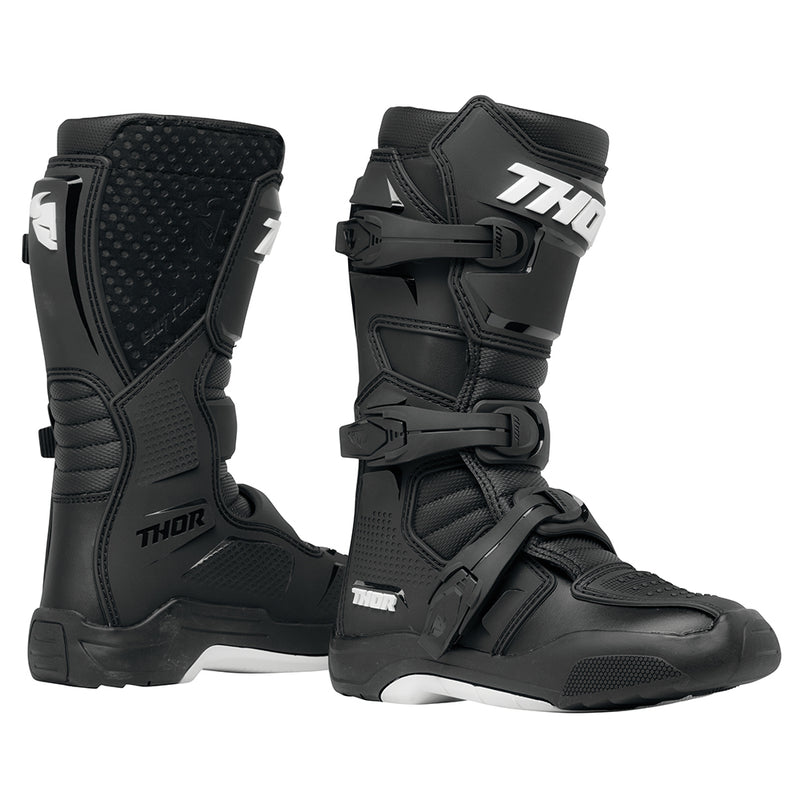 Thor MX S25 Blitz XR Black White Off Road Boots Youth Size 3 EU 34