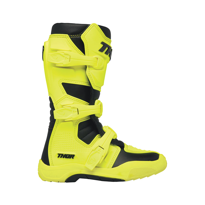 Thor MX S25 Blitz XR Acid Black Off Road Boots Youth Size 5 EU 37