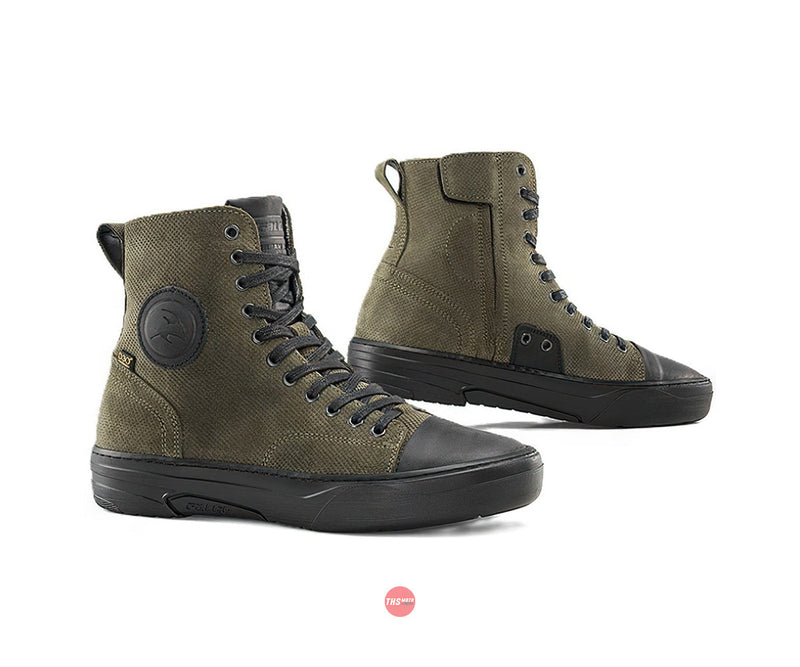 Falco 46 Lennox 3 Motorcycle Shoes Army Green Size EU 46