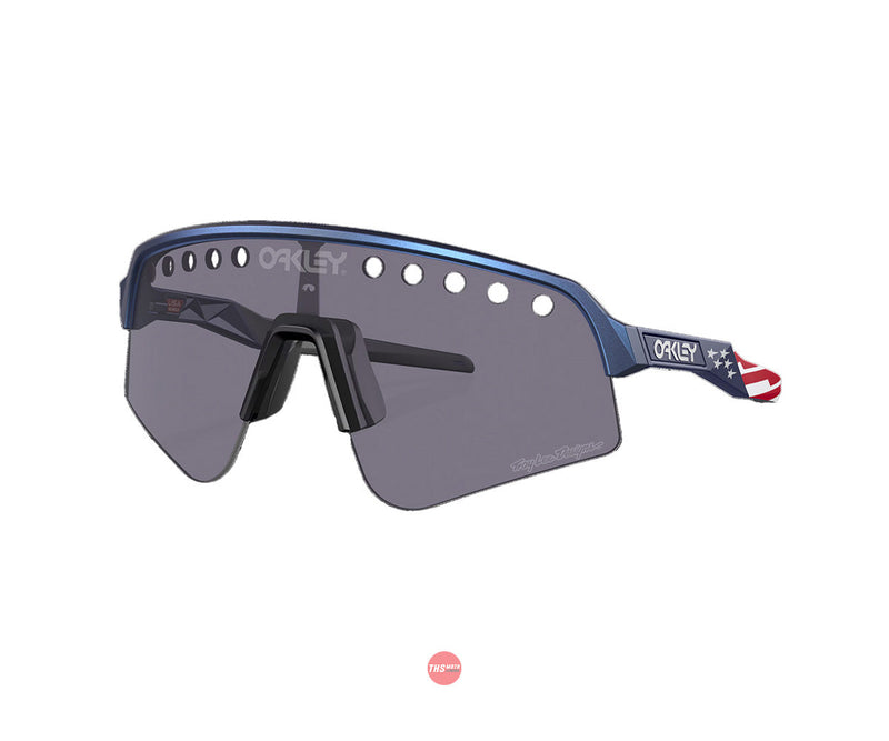 Oakley Sunglasses Sutro Lite Sweep TLD Series Blue Colorshift with PRIZM Grey Lens