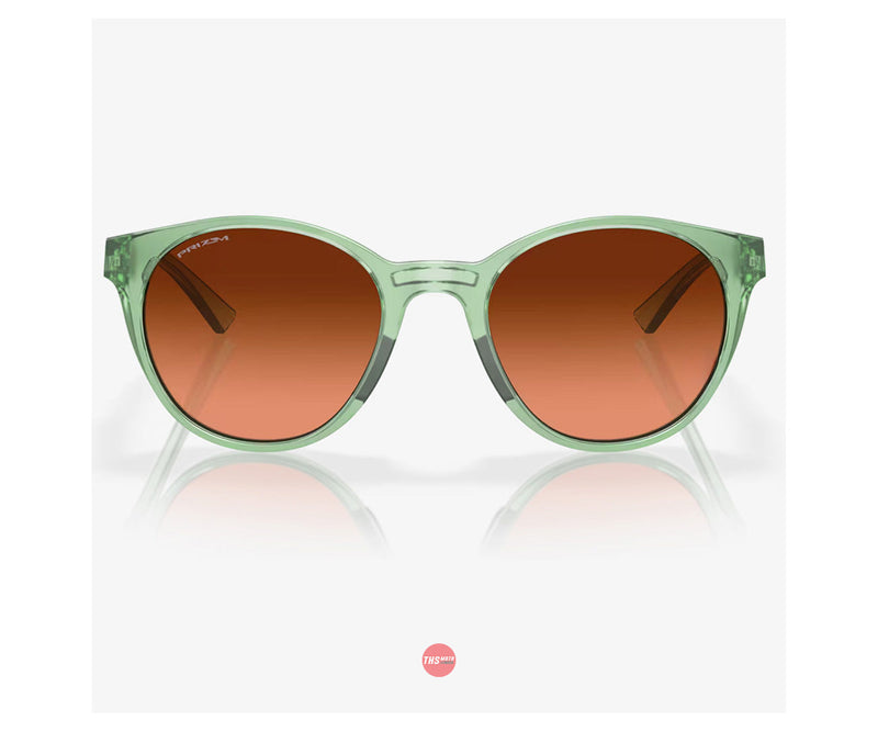 Oakley Sunglasses Spindrift Transparent Jade with PRIZM Brown Gradient Lens