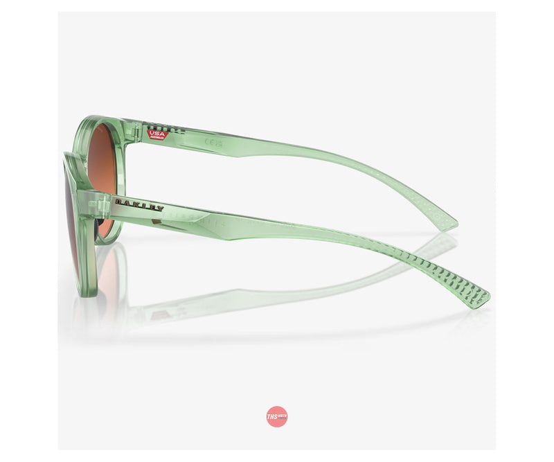 Oakley Sunglasses Spindrift Transparent Jade with PRIZM Brown Gradient Lens