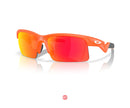 Oakley Sunglasses Capacitor (Youth Fit) Matte Neon Orange with PRIZM Ruby Lens