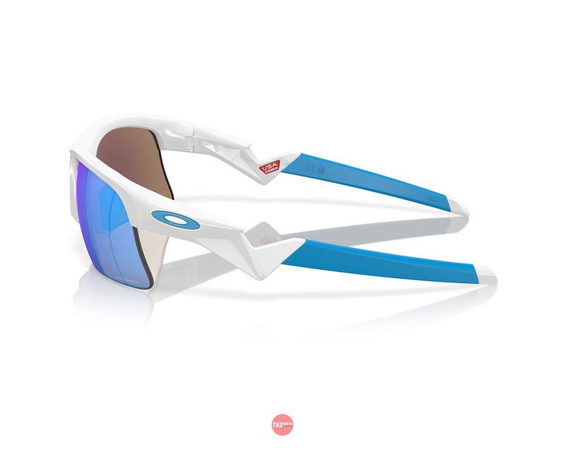 Oakley Sunglasses Capacitor (Youth Fit) Polished White with PRIZM Sapphire Lens