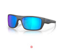 Oakley Sunglasses Drop Point Matte Dark Grey with PRIZM Sapphire Polarized Lens