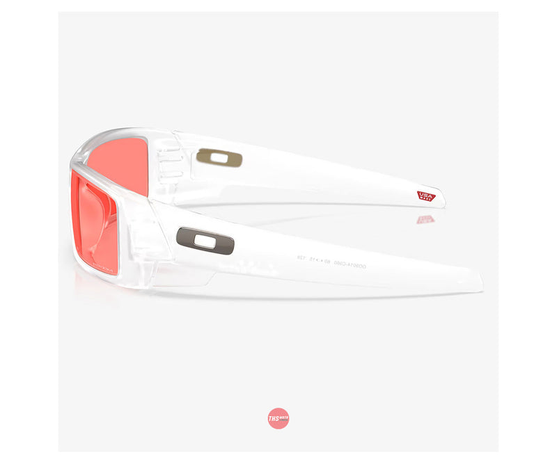 Oakley Sunglasses Gascan Matte Clear with PRIZM Peach Lens