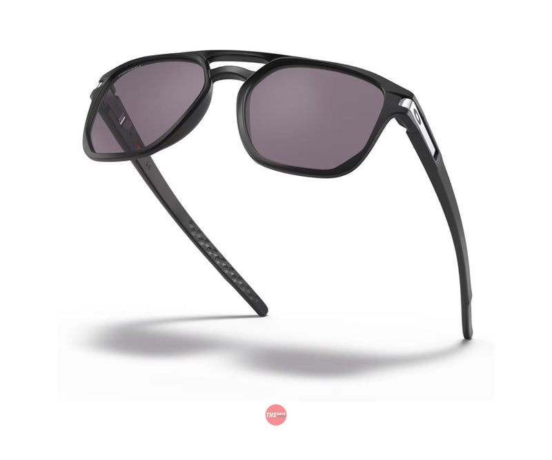 Oakley Sunglasses Latch Beta Matte Black with PRIZM Grey Lens