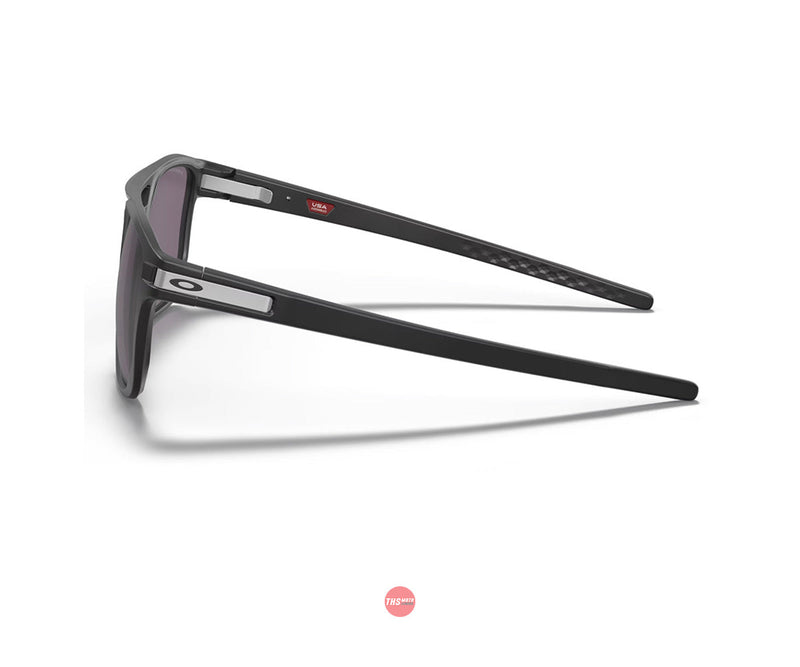 Oakley Sunglasses Latch Beta Matte Black with PRIZM Grey Lens