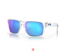 Oakley Sunglasses Holbrook XL Polish Clear with PRIZM Sapphire Polarized Lens