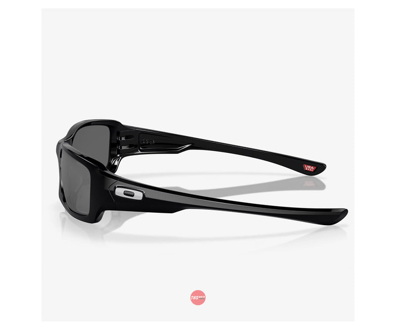Oakley Sunglasses Fives Squared Polished Black with Grey Lens