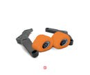 R&G Aero No Cut Crash Protectors Orange Triumph Daytona 660 2024-