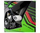 R&G Aero Crash Protectors White No Drill Kawasaki ZX6-R 2024-