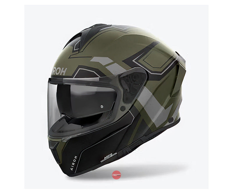 Airoh Spark 2 Dart Military Green Matte Helmet Size Medium 58cm