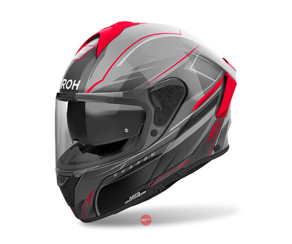 Airoh Spark 2 Shadow Red Gloss Helmet Size Large 60cm