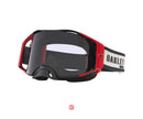 Oakley Airbrake MX TLD Series Goggles Grey Blocks with Light Grey Lens
