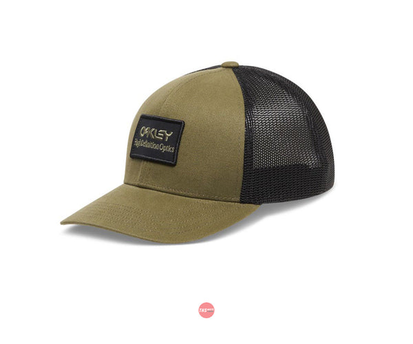 Oakley B1B HDO Patch Trucker Cap Hat Army Green