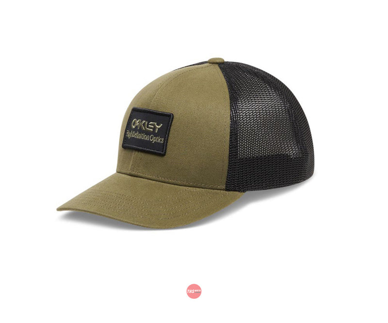 Oakley B1B HDO Patch Trucker Cap Hat Army Green