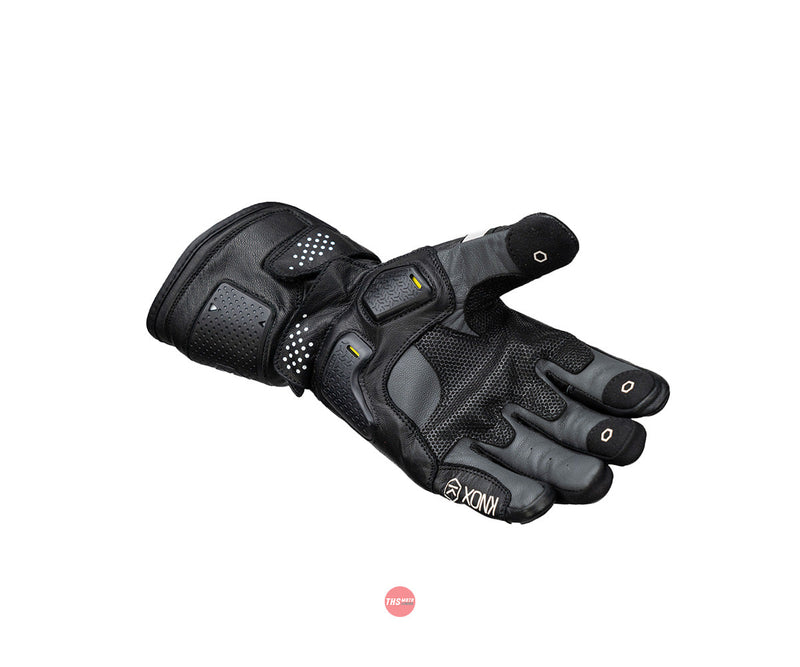 Knox S Oulton MK2 Motorcycle Gloves Black/white Size Small