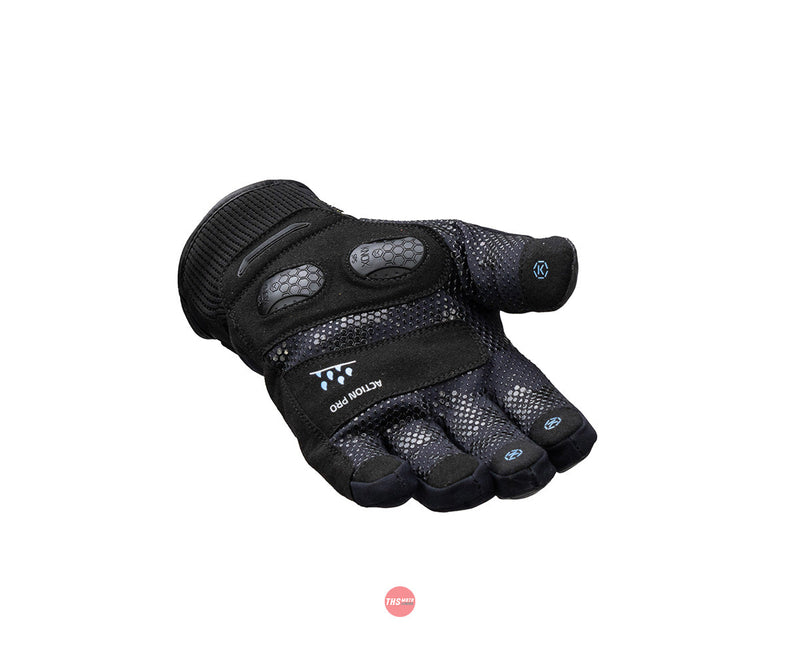 Knox L Action Pro Waterproof Motorcycle Gloves Black Size Large