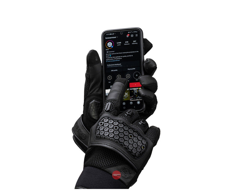 Knox S Urbane Pro Motorcycle Gloves Black Size Small