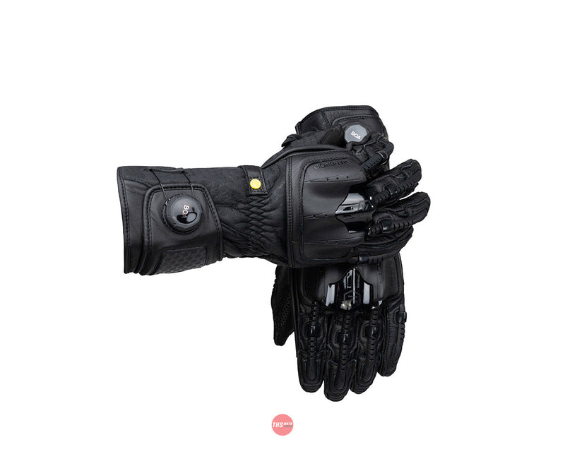 Knox L Handroid MK5 Motorcycle Gloves All Black Size Large