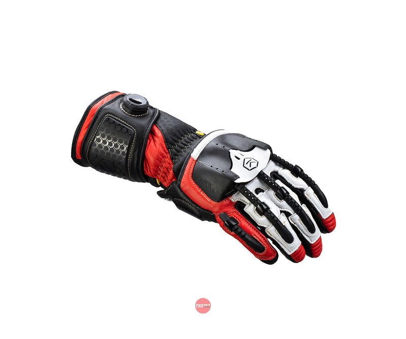 Knox 3XL Handroid MK5 Motorcycle Gloves Red Size 3XL