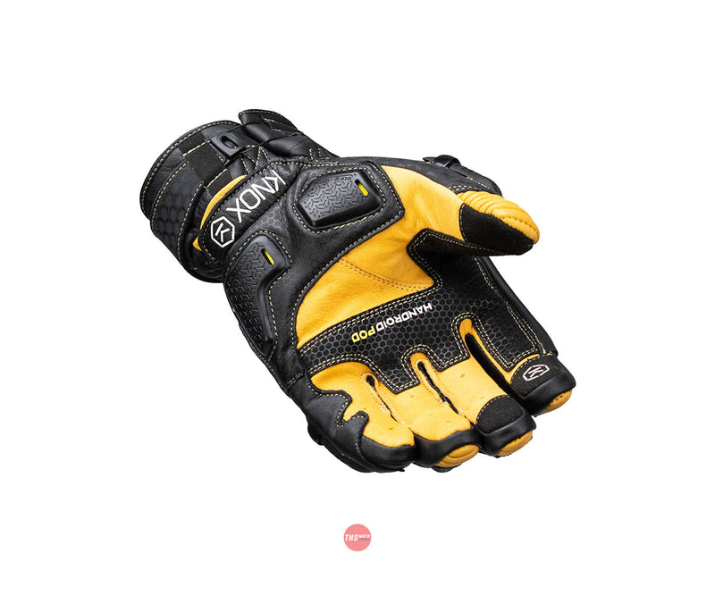 Knox 2XL Handroid Pod MK5 Motorcycle Gloves Black/sand Size 2XL