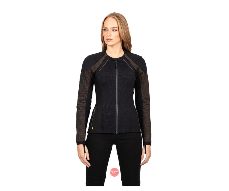 Knox Xl Women's Urbane Pro MK3 Armoured Shirt Copper Black Size XL