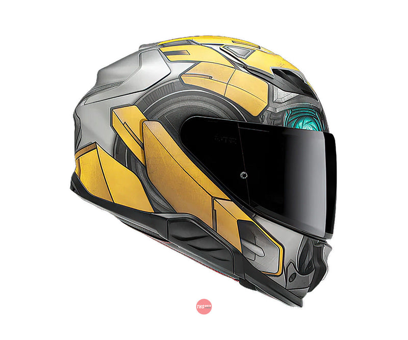 HJC Xl F71 Bumblebee Hasbro Road Helmet Size XL