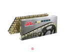 JT 428HRO X 130 Gold/black O'ring Chain W/ Clip Link