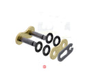 JT 428HRO Gold/black O-ring Chain Clip Link