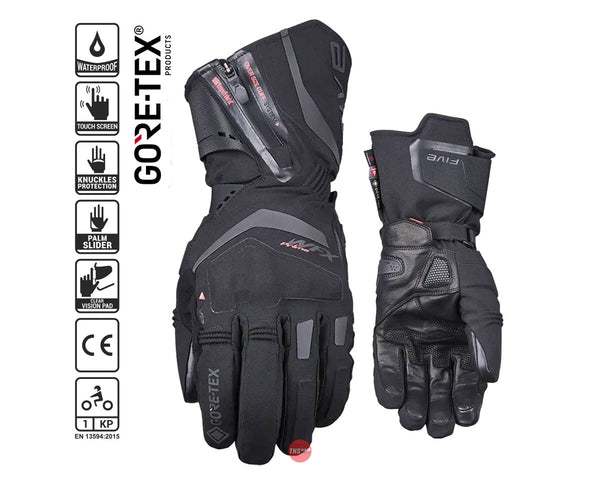 Five 10/L Wfx Prime Evo Gtx Gloves Black Size Large