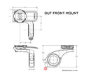 Quad Lock Out Front Mount (V3)