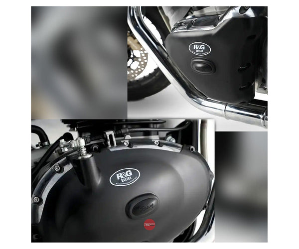 R&G Engine Case Cover Kit (pair) For Royal Enfield Continental GT650 18-/Interceptor 650 19-(Race Covers)