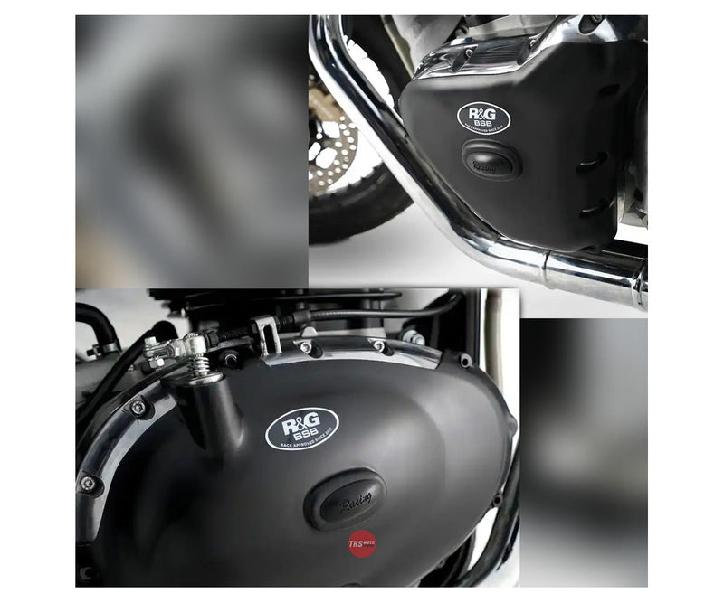 R&G Engine Case Cover Kit (pair) For Royal Enfield Continental GT650 18-/Interceptor 650 19-(Race Covers)