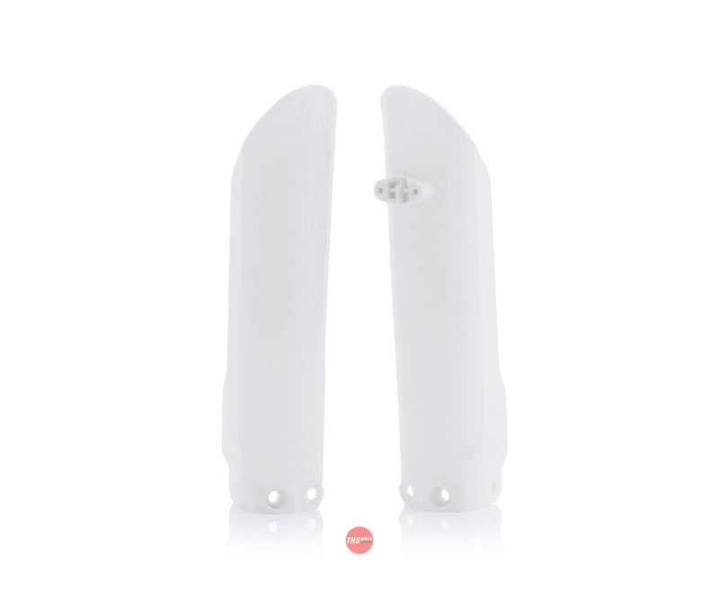 Acerbis Lower Fork Covers KTM85 2018-25 MC85 21-25 TC85 18-25 2020 White