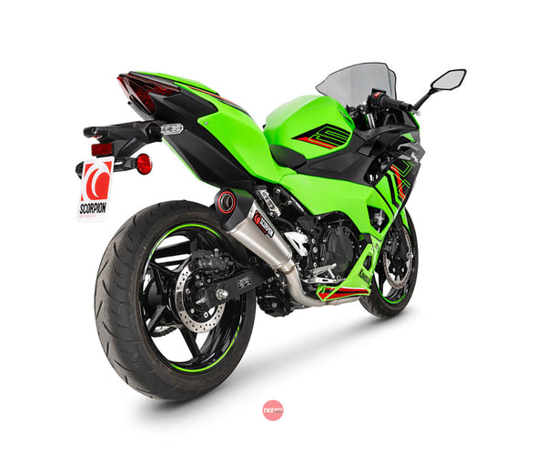Scorpion Kawasaki Ninja 500 2025- Serket Taper Full System S/steel