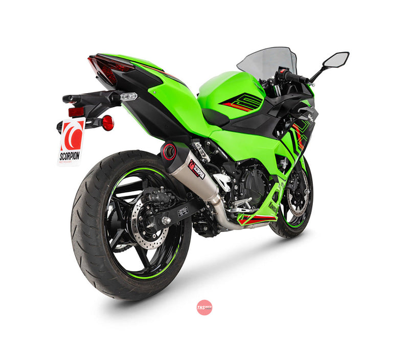 Scorpion Kawasaki Ninja 500 2025- Serket Taper Full System Titanium