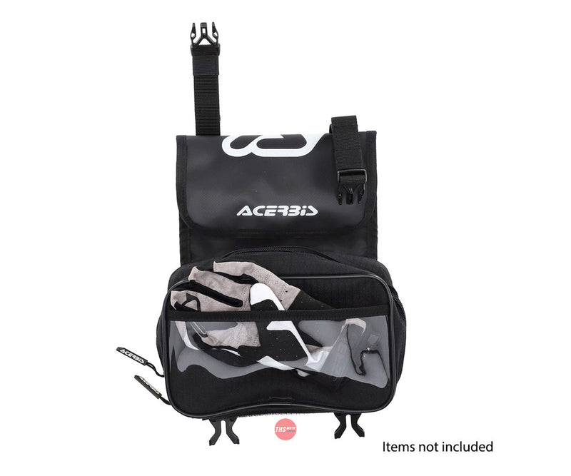 Acerbis Rear Tools Bag Logo 2L Black/White