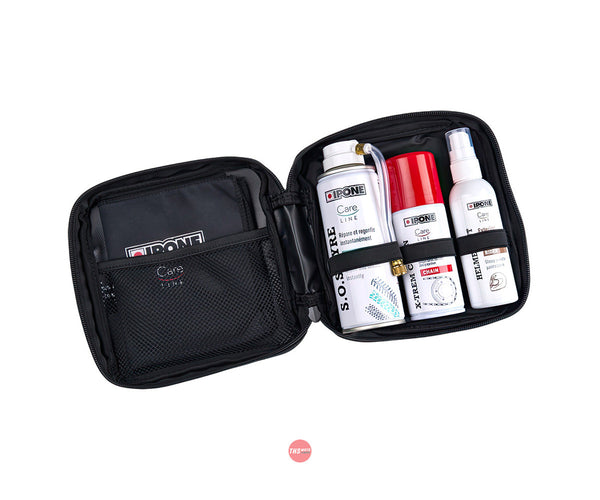 Ipone Road Trip Kit With X-trem Lube / Sos Tyre Helmetout Wipe