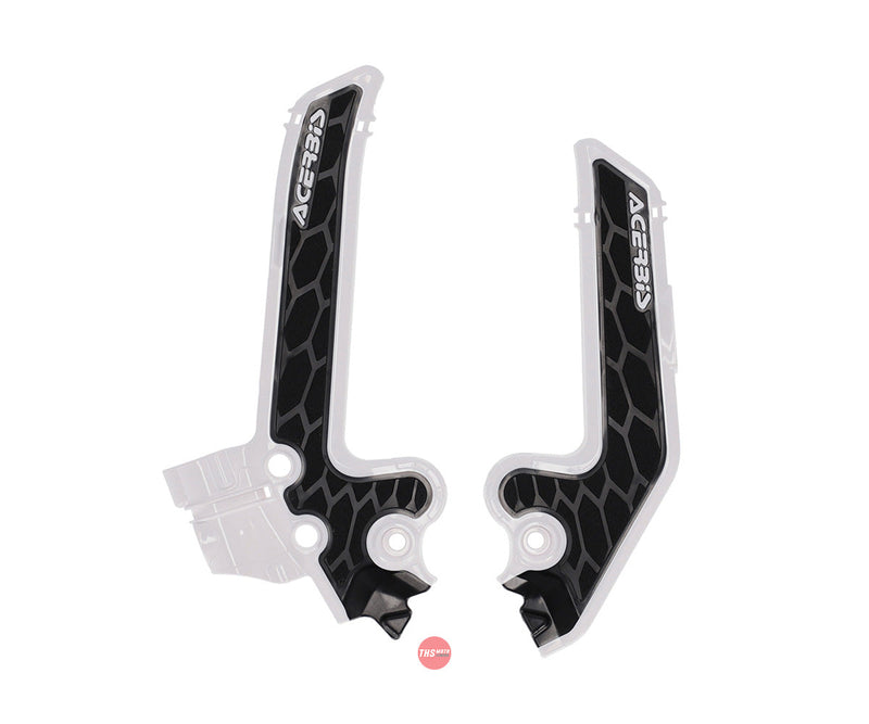Acerbis X-Grip Frame Guards White/Black Husqvarna TC85 25
