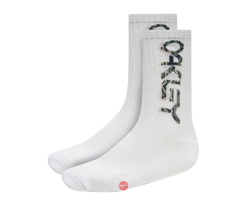 Oakley B1B Socks 2.0 (3 Pack) White Size Large Fits US 10-13 / EU 43-46