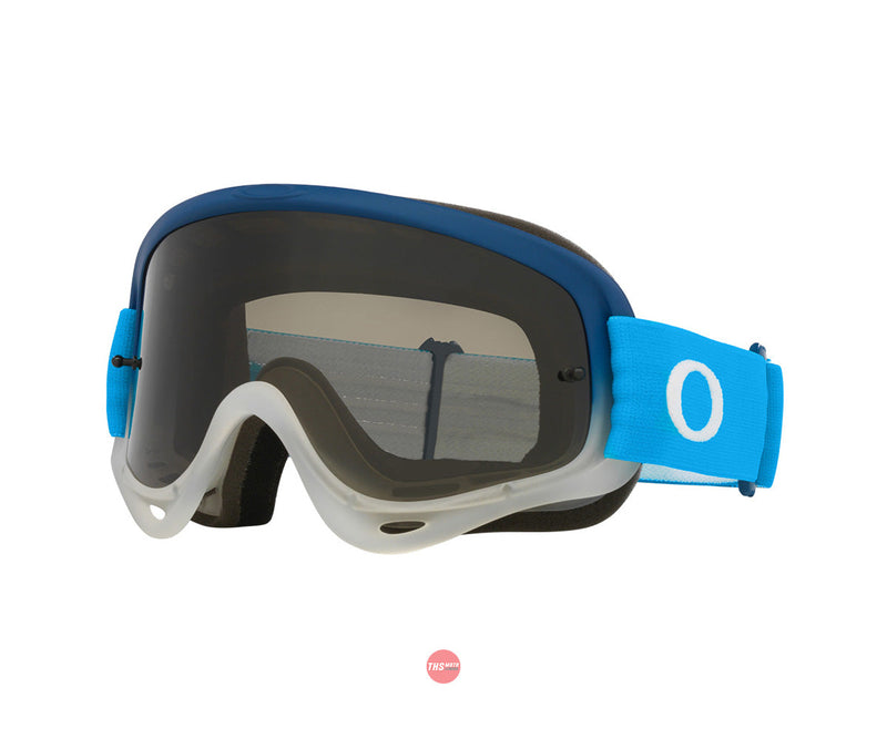 Oakley O-frame Mx Goggle Team Blue W/ Dark Grey Lens