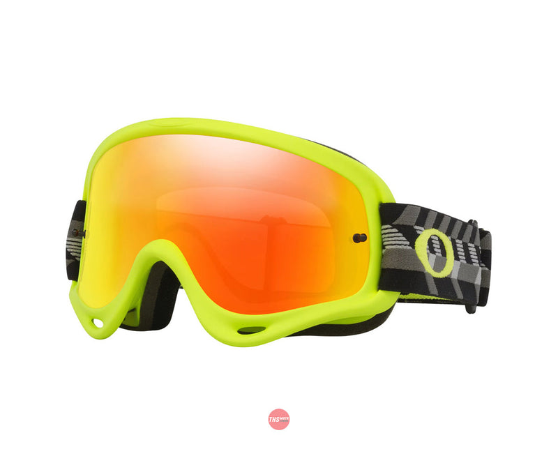 Oakley O-frame Mx Goggle Black Empire W/ Fire Iridium Lens