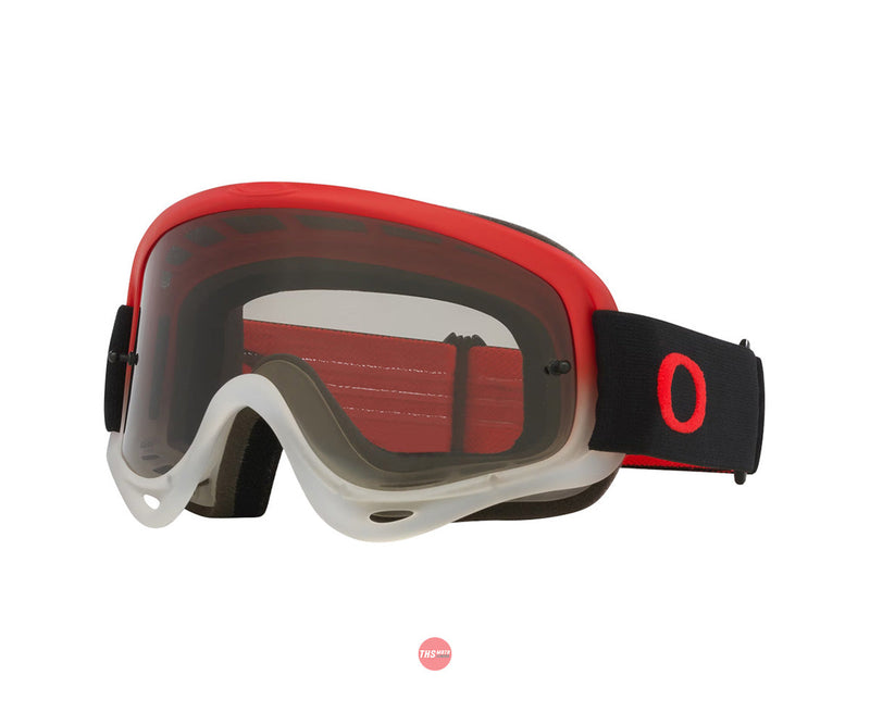 Oakley O-frame Mx Goggle Team Red W/ Light Grey Lens
