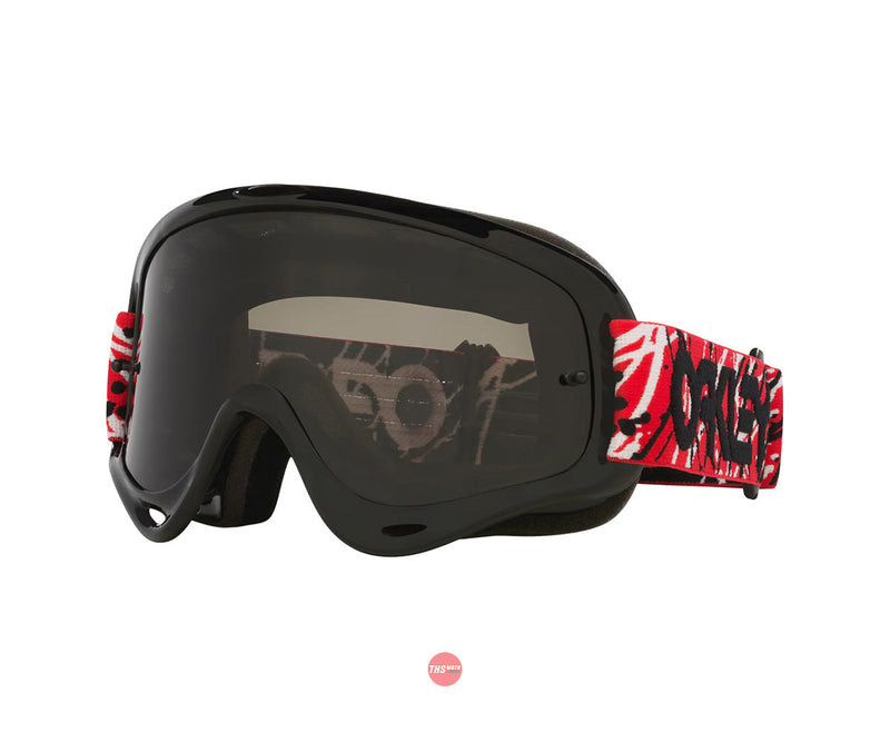 Oakley O-frame Mx Goggle Red Eddie W/ Dark Grey Lens